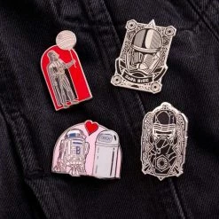 Accessories Pin Kings Star Wars Enamel Pin Badge Set 4.1 – Kylo Ren & Stormtrooper