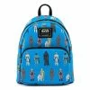 Official Loungefly Star Wars Action Figures AOP Mini Backpack
