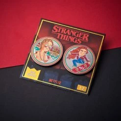 Pin Kings Stranger Things Enamel Pin Badge Set 1.2 – Billy And Max Accessories
