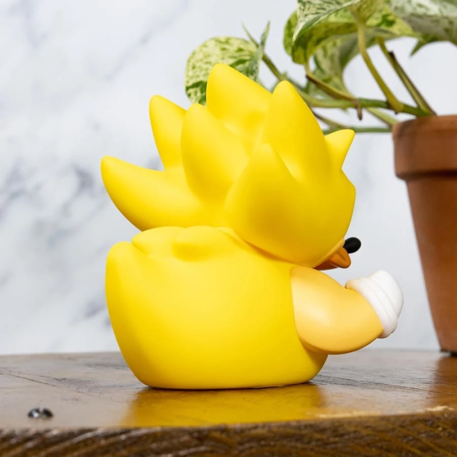 New ⭐ Sonic The Hedgehog Super Sonic TUBBZ Cosplaying Duck Collectible ❤️ 3 Sonic The Hedgehog Super Sonic TUBBZ Cosplaying Duck Collectible