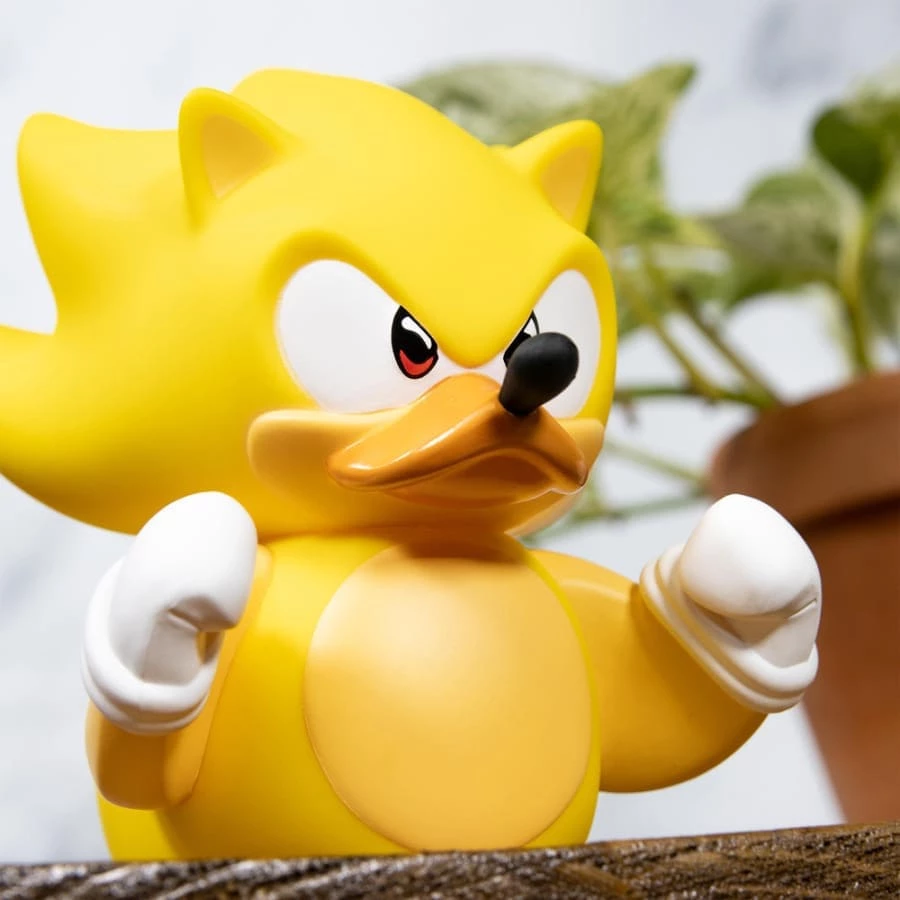 New ⭐ Sonic The Hedgehog Super Sonic TUBBZ Cosplaying Duck Collectible ❤️ 5 Sonic The Hedgehog Super Sonic TUBBZ Cosplaying Duck Collectible