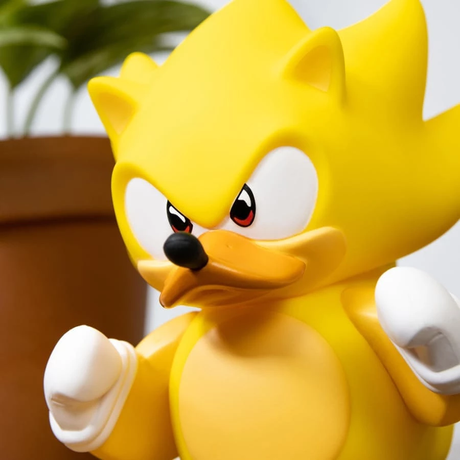 New ⭐ Sonic The Hedgehog Super Sonic TUBBZ Cosplaying Duck Collectible ❤️ 6 Sonic The Hedgehog Super Sonic TUBBZ Cosplaying Duck Collectible