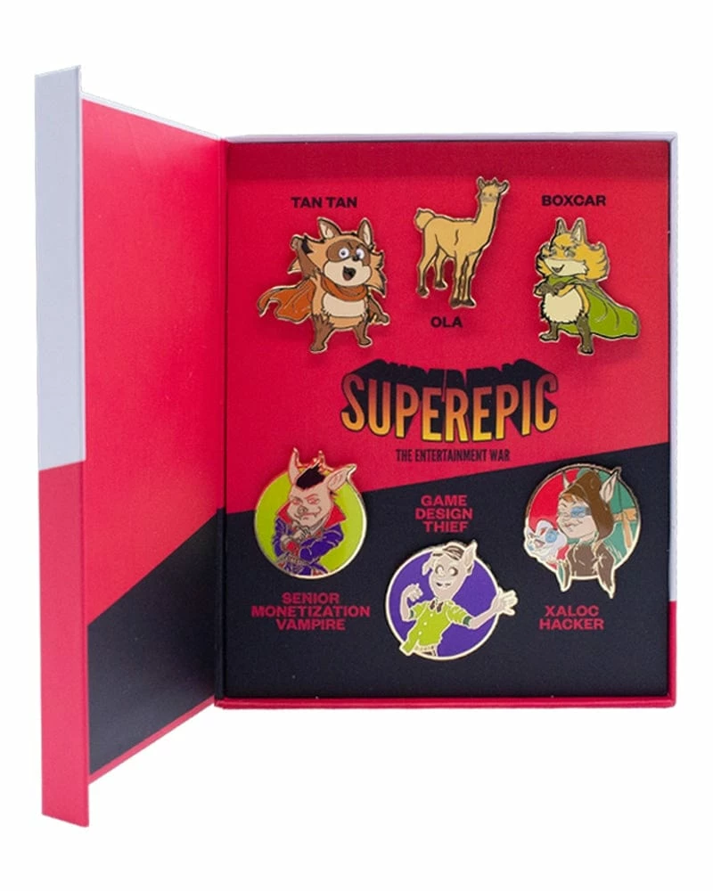 Brand new ✔️ PS4 Games Numskull SuperEpic: The Entertainment War Badge Edition (PS4) ✔️ 3 PS4 Games Numskull SuperEpic: The Entertainment War Badge Edition (PS4)