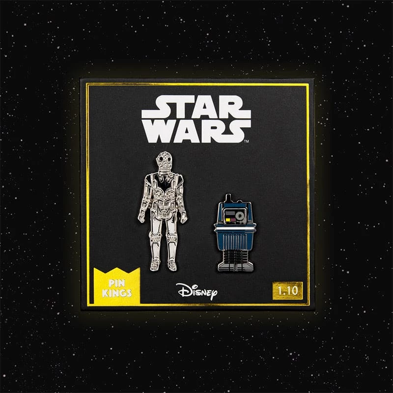 Promo π Pin Kings Star Wars Enamel Pin Badge Set 1.10 β Death Star Droid And Power Droid π 1 Pin Kings Star Wars Enamel Pin Badge Set 1.10 β Death Star Droid And Power Droid