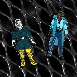 Pin Kings Star Wars Enamel Pin Badge Set 1.15 – Han Solo (Hoth Outfit) And Lando Calrissian Accessories
