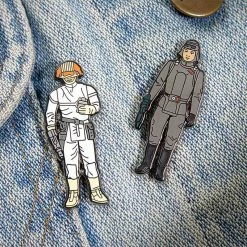 Pin Badges Pin Kings Star Wars Enamel Pin Badge Set 1.23 – AT-AT Commander And Cloud Car Pilot