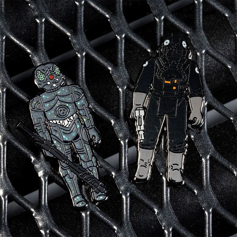 Brand new β Accessories Pin Kings Star Wars Enamel Pin Badge Set 1.25 β 4-LOM And Imperial Tie Fighter Pilot π― 2 Accessories Pin Kings Star Wars Enamel Pin Badge Set 1.25 β 4-LOM And Imperial Tie Fighter Pilot