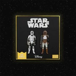 Pin Kings Star Wars Enamel Pin Badge Set 1.33 β Biker Scout And Lando Calrissian (Skiff Guard Disguise) Accessories