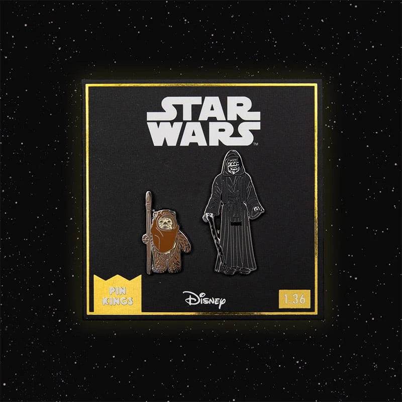 Outlet ❤️ Pin Kings Star Wars Enamel Pin Badge Set 1.36 – Wicket W. Warrick And The Emperor ⭐ 1 Pin Kings Star Wars Enamel Pin Badge Set 1.36 – Wicket W. Warrick And The Emperor