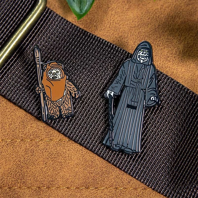 Outlet ❤️ Pin Kings Star Wars Enamel Pin Badge Set 1.36 – Wicket W. Warrick And The Emperor ⭐ 5 Pin Kings Star Wars Enamel Pin Badge Set 1.36 – Wicket W. Warrick And The Emperor