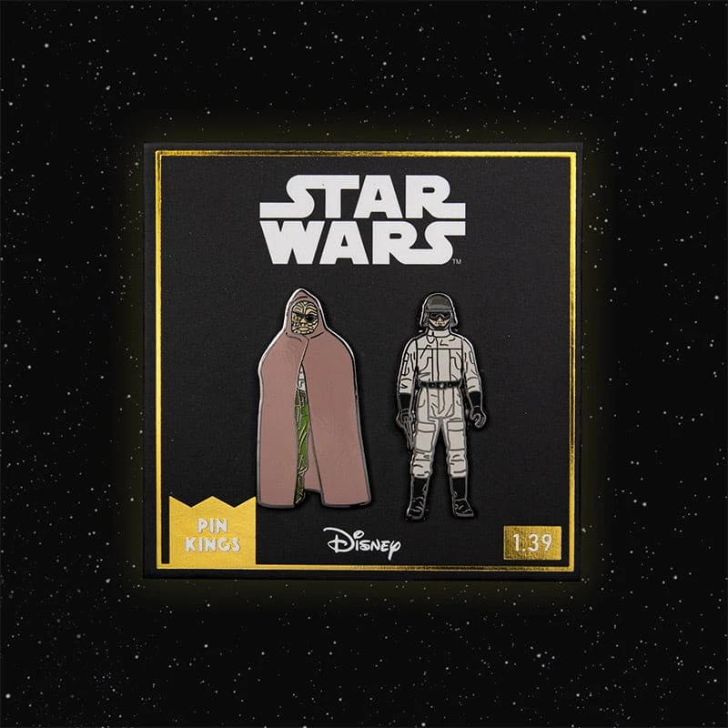 Budget 🤩 Accessories Pin Kings Star Wars Enamel Pin Badge Set 1.39 – Prune Face And AT-ST Driver ❤️ 1 Accessories Pin Kings Star Wars Enamel Pin Badge Set 1.39 – Prune Face And AT-ST Driver