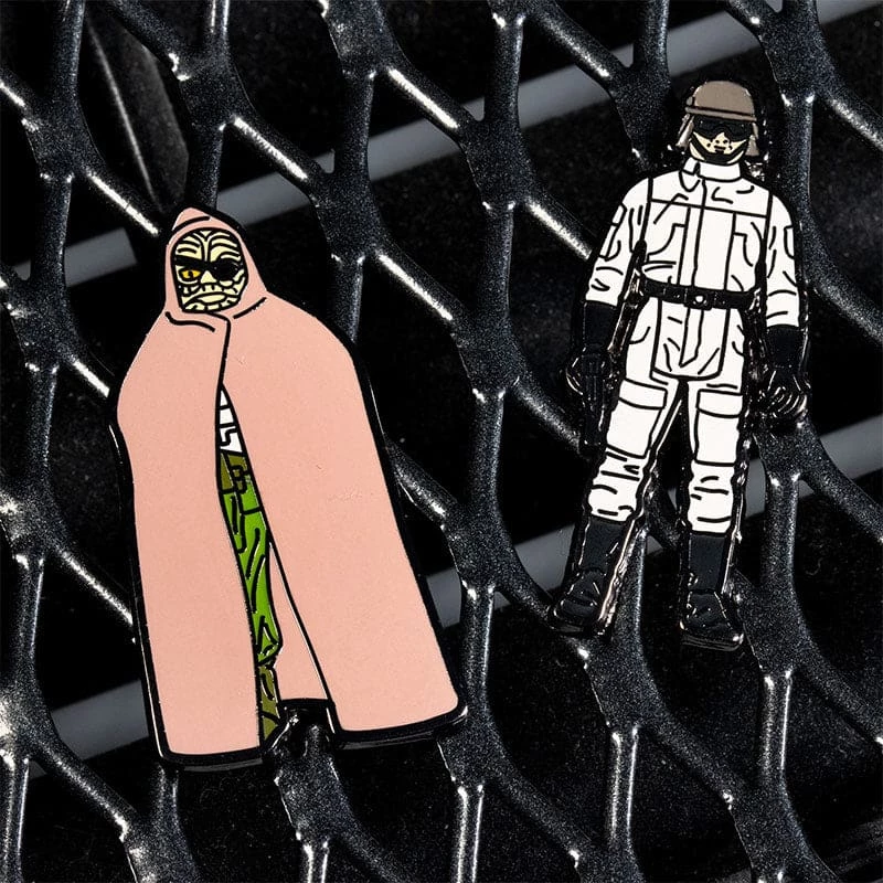Budget 🤩 Accessories Pin Kings Star Wars Enamel Pin Badge Set 1.39 – Prune Face And AT-ST Driver ❤️ 2 Accessories Pin Kings Star Wars Enamel Pin Badge Set 1.39 – Prune Face And AT-ST Driver
