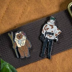 Promo π Pin Kings Star Wars Enamel Pin Badge Set 1.41 β Paploo And Luke Skywalker (in Battle Poncho) π 10 Pin Kings Star Wars Enamel Pin Badge Set 1.41 β Paploo And Luke Skywalker (in Battle Poncho)