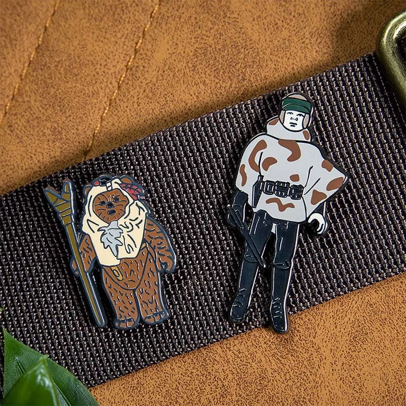 Promo π Pin Kings Star Wars Enamel Pin Badge Set 1.41 β Paploo And Luke Skywalker (in Battle Poncho) π 5 Pin Kings Star Wars Enamel Pin Badge Set 1.41 β Paploo And Luke Skywalker (in Battle Poncho)