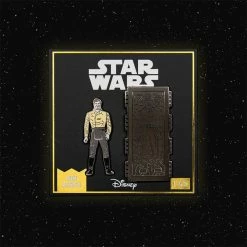 Pin Kings Star Wars Enamel Pin Badge Set 1.45 β Han Solo And Han Solo (In Carbonite Chamber) Accessories