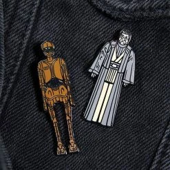 Accessories Pin Kings Star Wars Enamel Pin Badge Set 1.46 – Old Anakin Skywalker And EV-9D9
