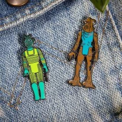 Accessories Pin Kings Star Wars Enamel Pin Badge Set 1.7 – Greedo And Hammerhead