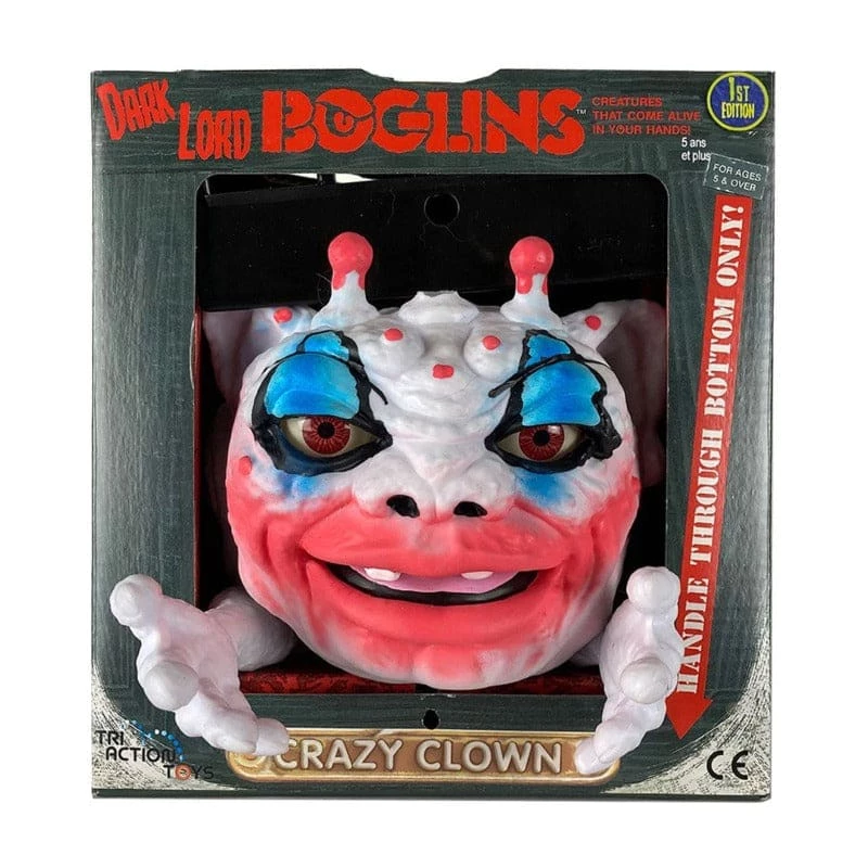 Discount 👏 Official Boglins Hand Puppet Dark Lord Crazy Clown (Glow In The Dark) 🔔 1 Official Boglins Hand Puppet Dark Lord Crazy Clown (Glow In The Dark)