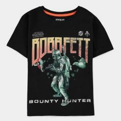 Apparel Official Star Wars Boba Fett Bounty Hunter Kids Short Sleeved T-Shirts