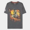Apparel Official Star Wars Boba Fett Acid Wash Unisex Short Sleeved T-Shirts