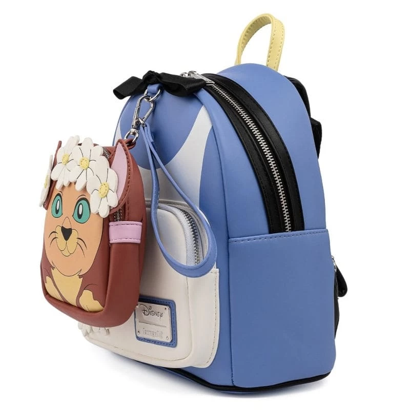Outlet 𧨠Loungefly Disney Alice In Wonderland Cosplay Mini π Backpack With Detachable Mini Wristlet Bags β€οΈ 2 Loungefly Disney Alice In Wonderland Cosplay Mini Backpack With Detachable Mini Wristlet Bags