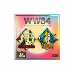Cheapest 🤩 Wonder Women Pin Kings Wonder Woman '84 Enamel Pin Badge Set 1.1 - WW & Cheetah Accessories 🤩 8 Wonder Women Pin Kings Wonder Woman '84 Enamel Pin Badge Set 1.1 - WW & Cheetah Accessories