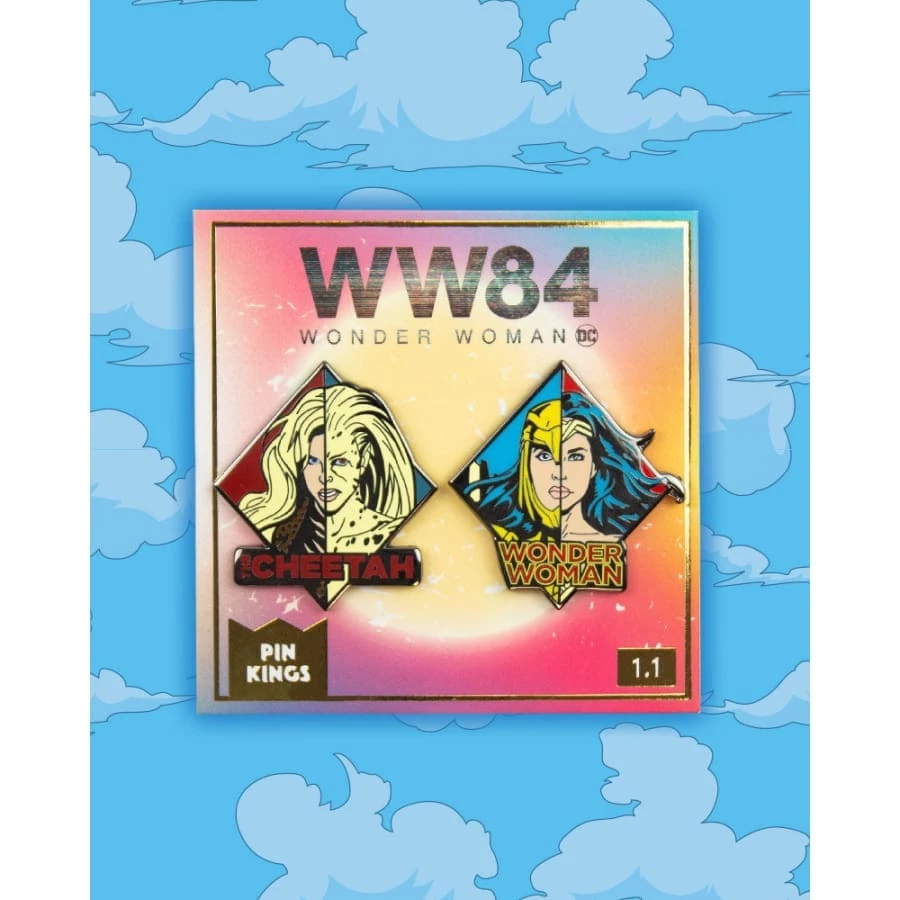 Cheapest 🤩 Wonder Women Pin Kings Wonder Woman '84 Enamel Pin Badge Set 1.1 - WW & Cheetah Accessories 🤩 1 Wonder Women Pin Kings Wonder Woman '84 Enamel Pin Badge Set 1.1 - WW & Cheetah Accessories