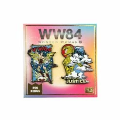 Wonder Women Pin Kings Wonder Woman '84 Enamel Pin Badge Set 1.2 - Fight For Justice Accessories