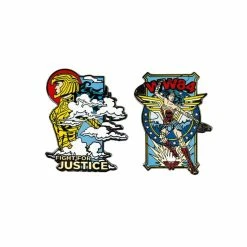 Wonder Women Pin Kings Wonder Woman '84 Enamel Pin Badge Set 1.2 - Fight For Justice Accessories