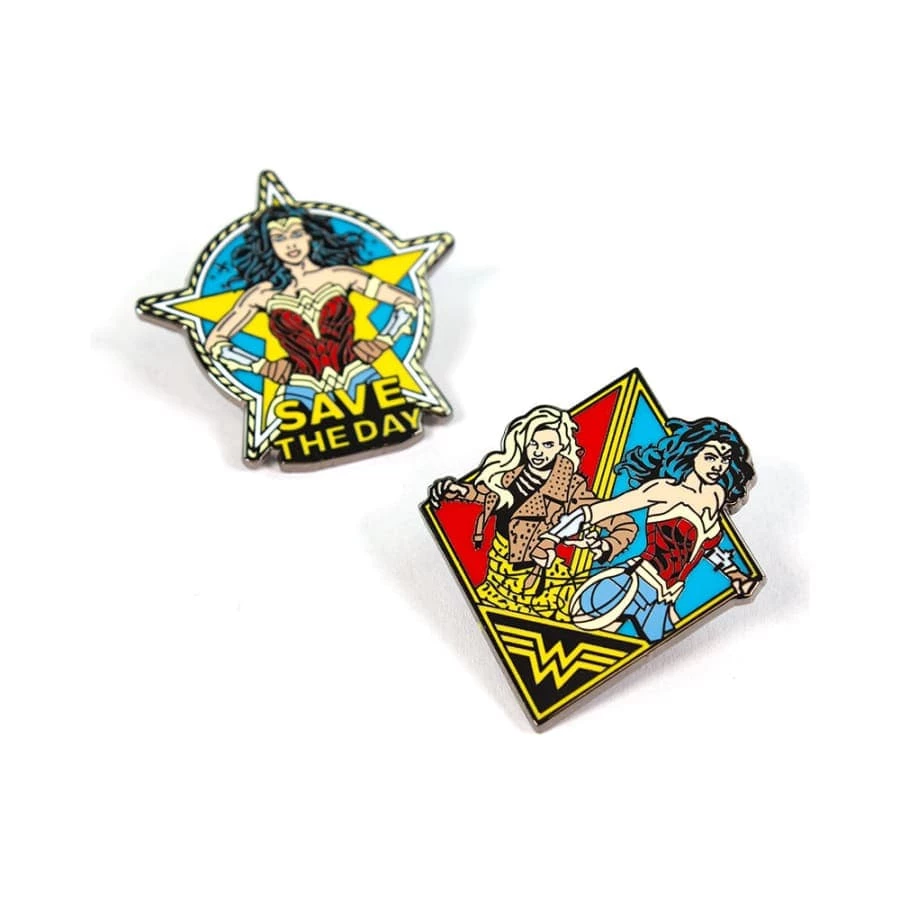Discount 🎁 Wonder Women Pin Kings Wonder Woman '84 Enamel Pin Badge Set 1.3 - Save The Day Accessories 🧨 5 Wonder Women Pin Kings Wonder Woman '84 Enamel Pin Badge Set 1.3 - Save The Day Accessories