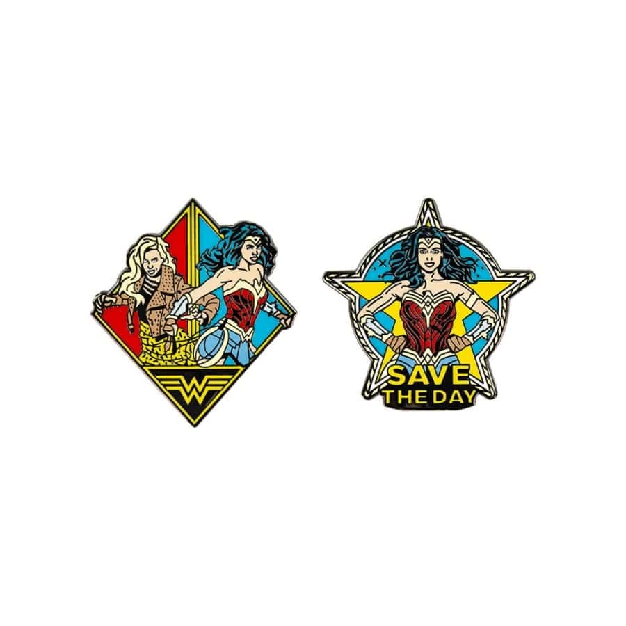 Discount 🎁 Wonder Women Pin Kings Wonder Woman '84 Enamel Pin Badge Set 1.3 - Save The Day Accessories 🧨 6 Wonder Women Pin Kings Wonder Woman '84 Enamel Pin Badge Set 1.3 - Save The Day Accessories
