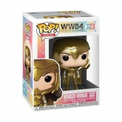 Wonder Woman 1984 (2020) Funko POP! Vinyl Heroes: Wonder Woman 1984 - WW Gold Power (MT) DC Comics