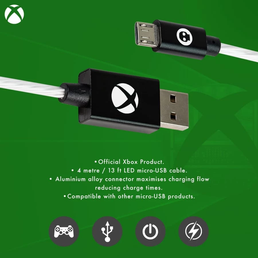Cheap 𧨠Official Xbox One LED Micro USB Charge Cable π 6 Official Xbox One LED Micro USB Charge Cable
