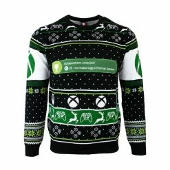 Xbox Christmas Jumper Official Xbox One Achievement Unlocked Christmas Jumper / Ugly Sweater